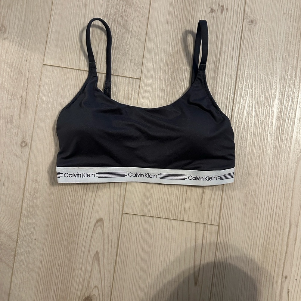 Calvin Klein Charcoal Bralette